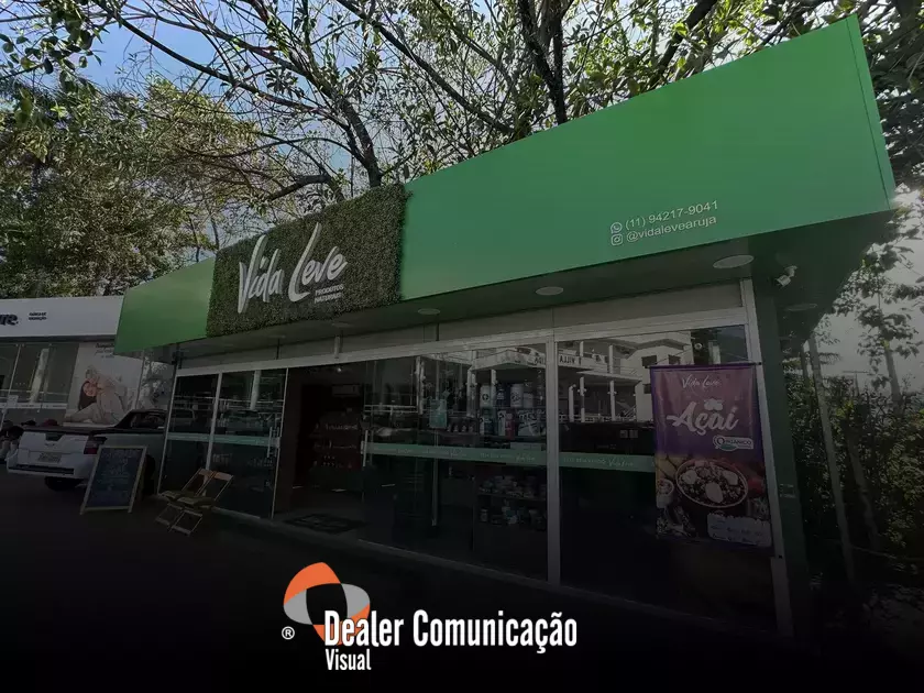 Impacto visual forte e notável que atrai clientes em sua região