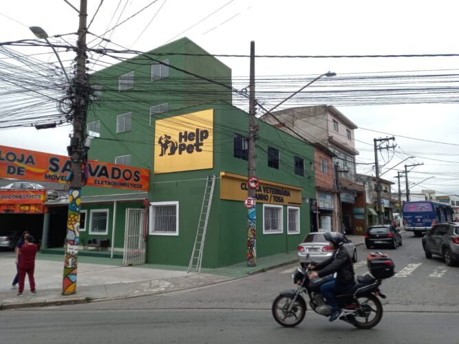 placa de ACM para Fachada de Loja